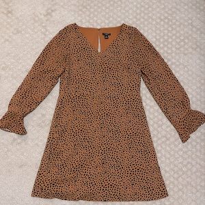 Ann Taylor Petite Orange Dress